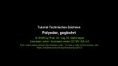 thumbnail of medium Technisches Zeichnen: Polyeder, gebohrt