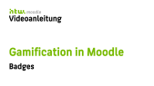 thumbnail of medium Gamificiation in Moodle: Badges