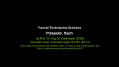 thumbnail of medium Technisches Zeichnen: Polyeder, flach