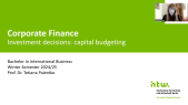 thumbnail of medium Capital Budgeting