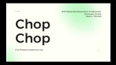 thumbnail of medium Chop Chop Rezept-Management App / B35Mobile Betriebssysteme & Netzwerke Sommersemester 2026