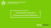 Einordnung in Werkstoffklassen